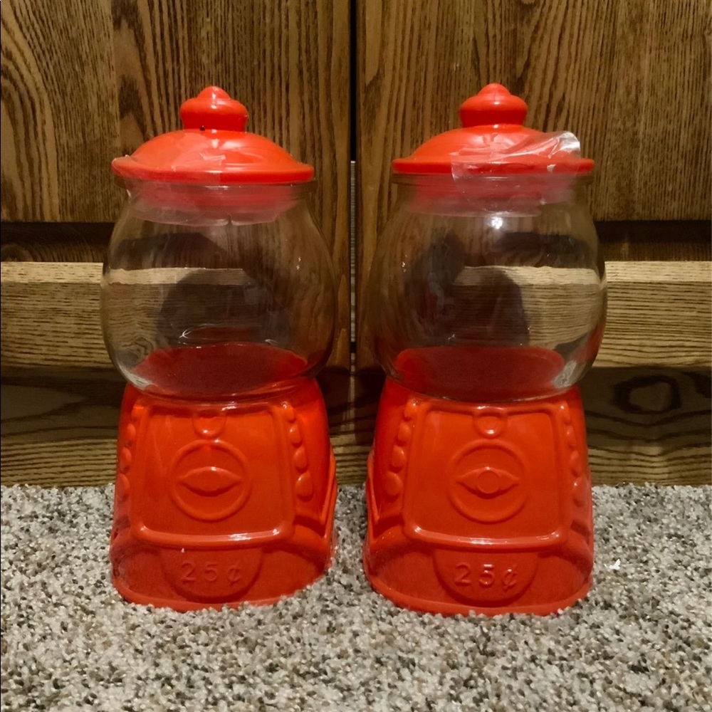 Target bullseye playground gumball machine set of2